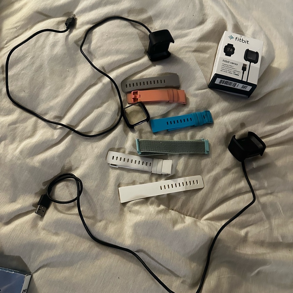 fitbit versa light accessories Bands and Chargers